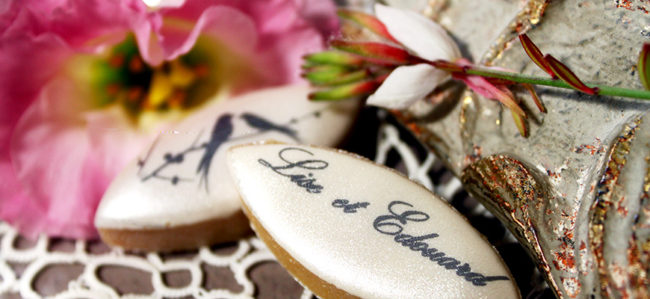 Declarations Gourmande Calissons nacres Mariage