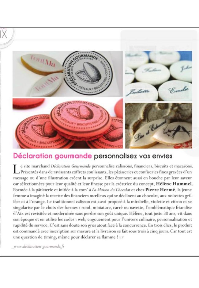 Publication dans magazine ToutMa