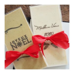 Tablette de chocolat personnalisé noel
