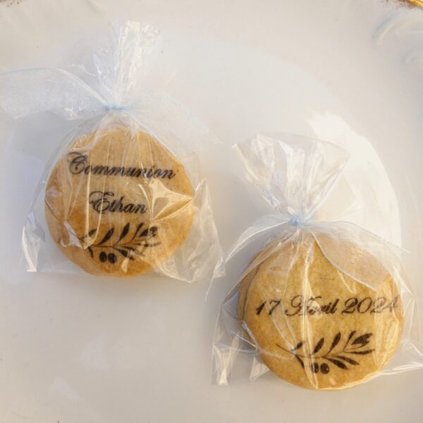 lot 4 biscuits sablés personnalisés communion