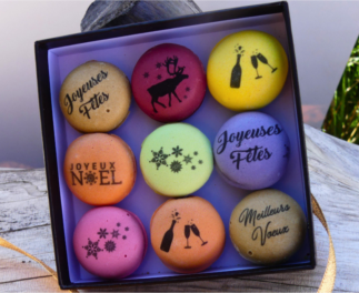 Coffret macaronia personnalisé
