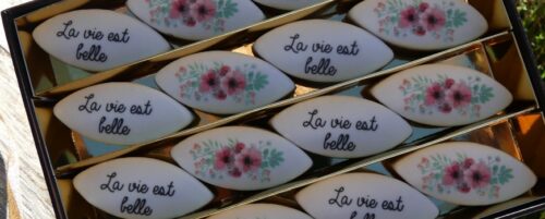 cadeau invité mariage bapteme calissons personnalisés champetre