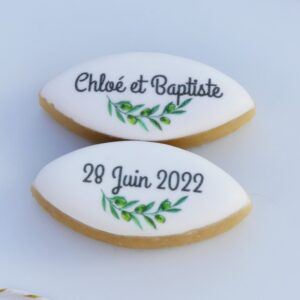 Coffret 12 chocolats et 8 Calissons personnalisés d'Aix-en-Provence