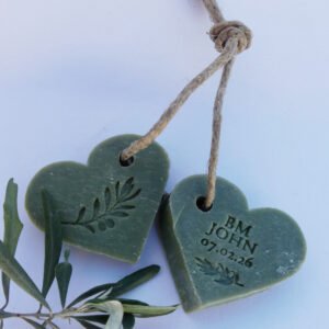 Savon gravé Coeur
