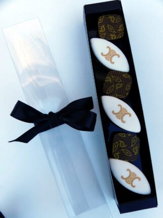 Coffret calissons et chocolat personnalisés goodies cadeau entreprise