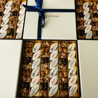 coffret chocolat et calisson factofrance personnalise